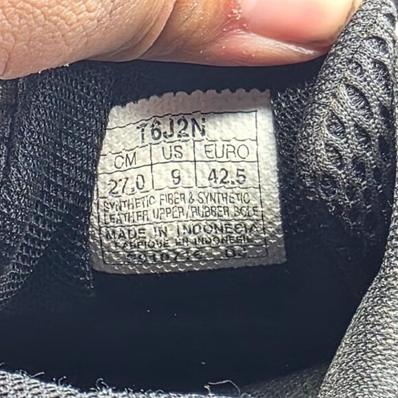 Asics FuzeX Breast Cancer Awareness Mens Size 9 Black Pink Athletic Shoes T6J2N - Picture 7 of 13